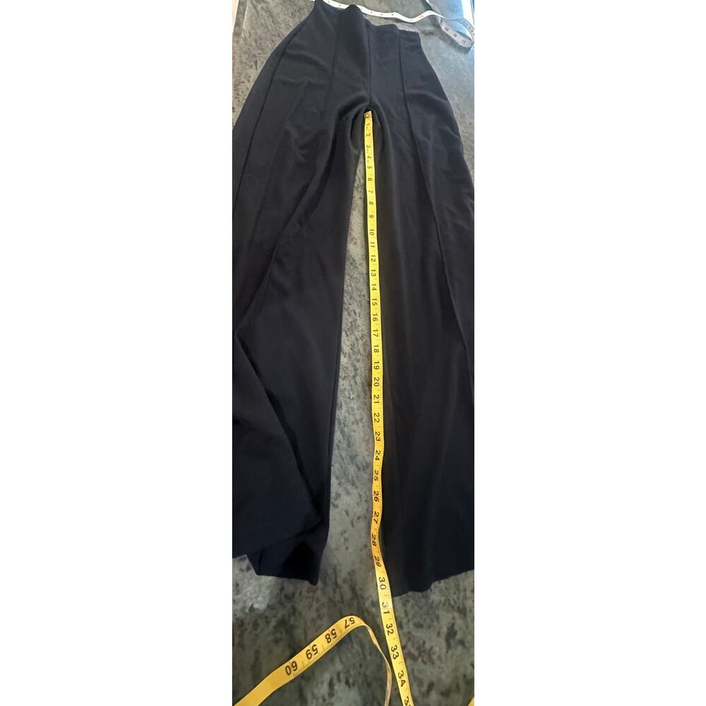 Ripley Rader Ponte Knit Wide Leg Pants Black Size 2 Small High Rise Pull On - Picture 5 of 9